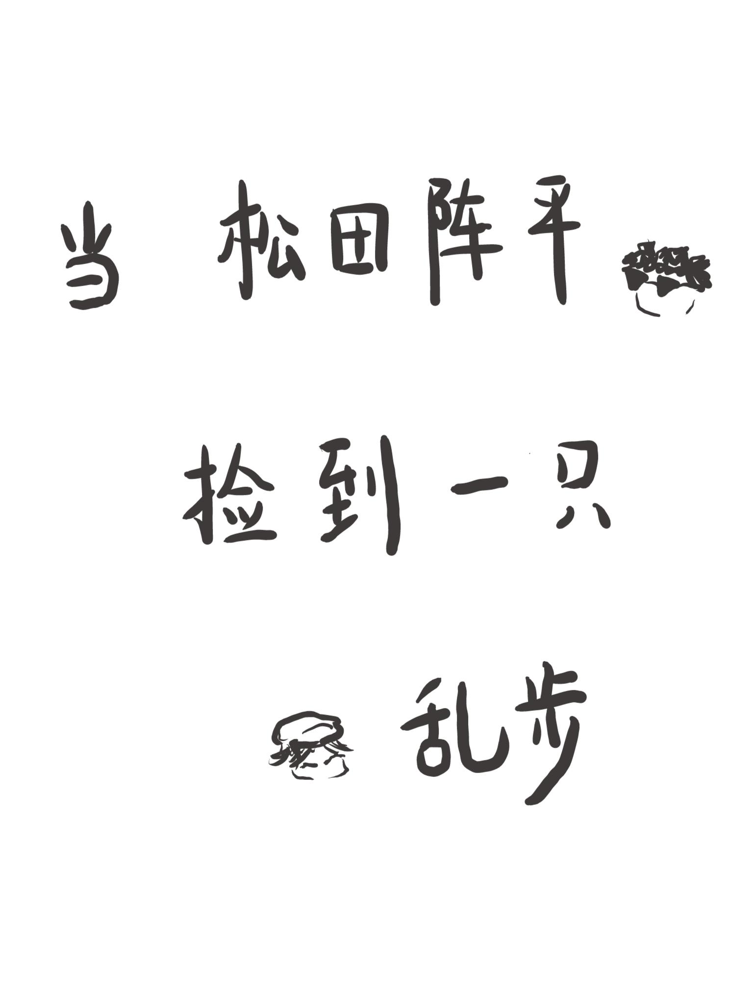 捡到一只小乱步